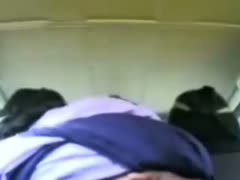 On the bus, my hawt Indian white bitch is giving me head